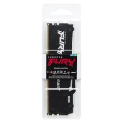 Kingston FURY Beast RGB KF556C36BBEA-32TR 32GB 5600MT/s DDR5 CL36 1x32GB On‑die ECC DIMM Siyah Gaming Bellek