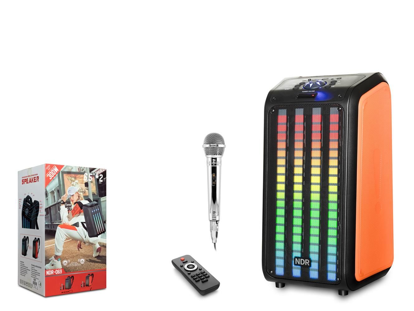 NDRQ69 FM USB-LED-SW-AUX-IN 300W Müzik Çalar