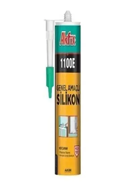 Akfix 1100e Silikon Şeffaf 280 Ml