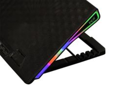 Inca Arrax INC-609TGS 2 Fanlı USB Güçlü Sessiz Soğutucu Stand 13'' - 18'' Notebooklar İçin