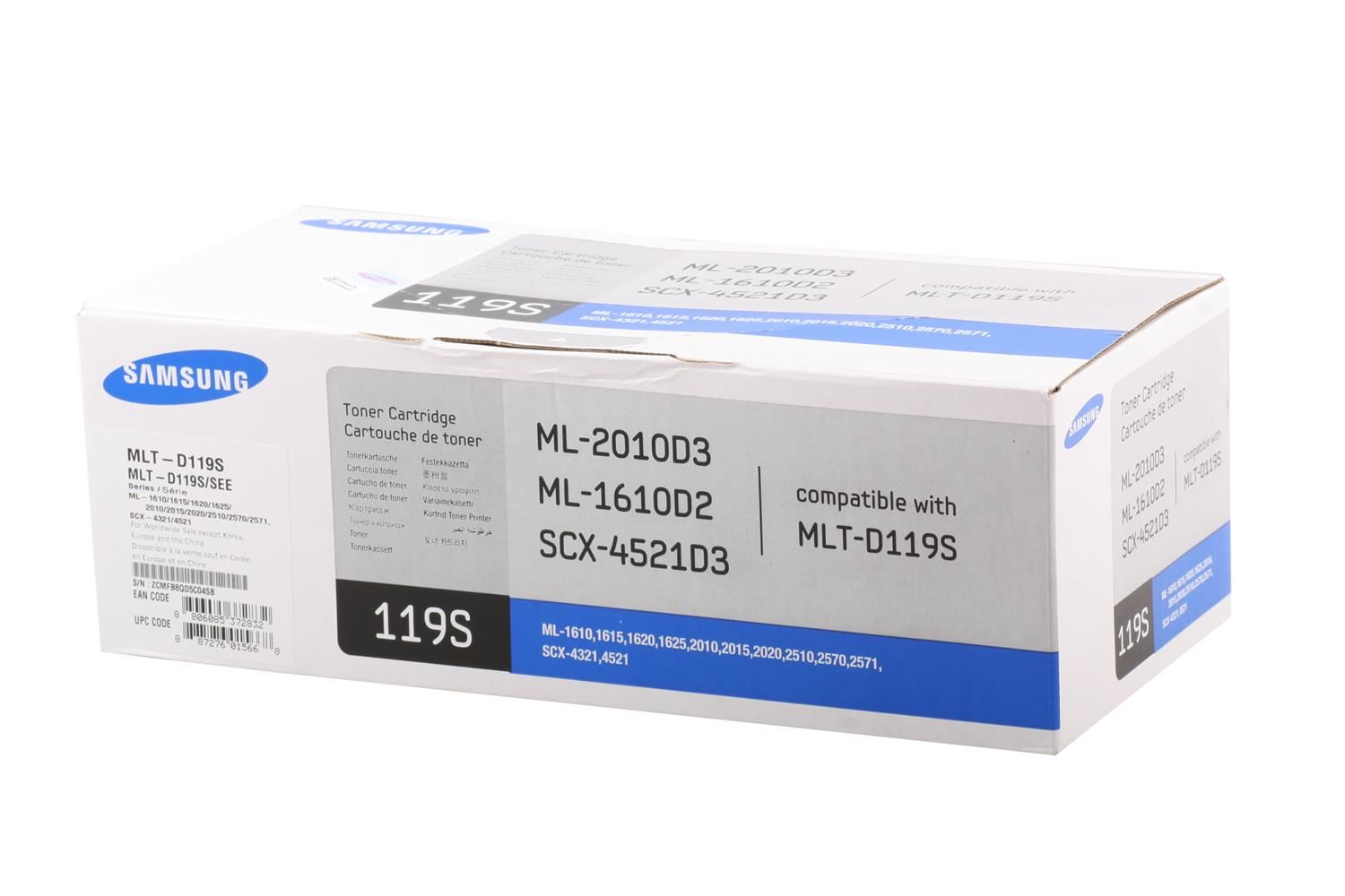 Samsung MLT-D119S (SU864A) Orijinal Siyah Toner Kartuşu