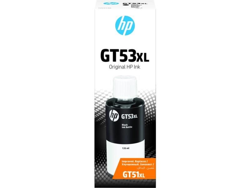 HP GT53XL 1VV21AE Siyah 135 ml Orijinal Yüksek Kapasiteli Mürekkep Şişesi (~6.000 sayfa) – HP Ink Tank / Smart Tank Yazıcılar İçin