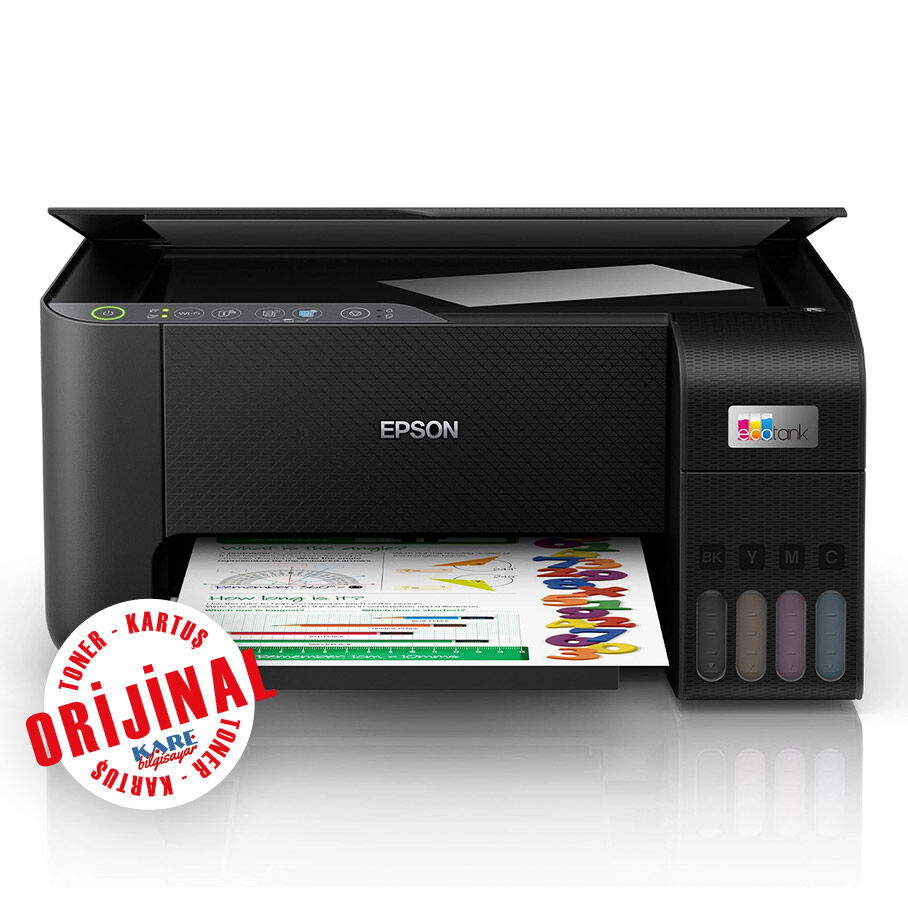 EPSON L3250 EcoTank WiFi, Direct WiFi, Yazıcı, Tarayıcı,Fotokopi, A4, USB P