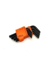 Rico Rc3199 Kısa Boy Torx Yıldız Alyen Anahtar Takımı Seti (9 Parça)