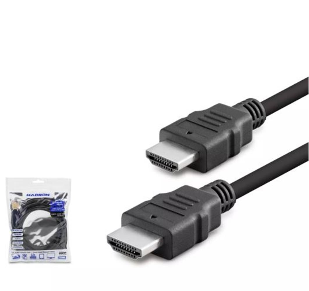 Hadron HDX2005 HDMI (M) to HDMI (M) Kablo PVC 3 Metre Siyah