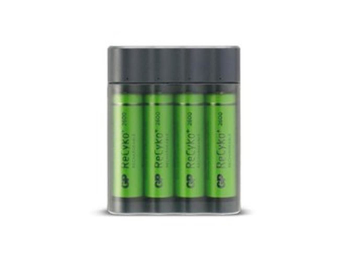 GP ReCyko Pro X411 AA 2700 mAh Şarj Edilebilir Kalem Pil (4'lü) ve USB Şarj Cihazı Seti