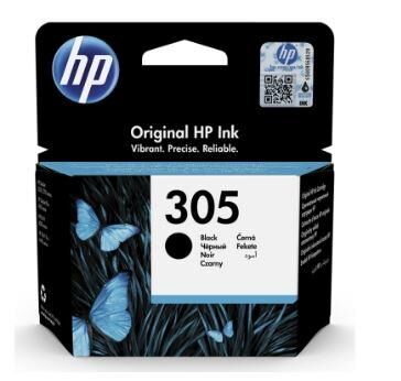 HP 305 (3YM61AE) Siyah Orijinal Mürekkep Kartuşu – Standart Kapasiteli, Yaklaşık 120 Sayfa Baskı