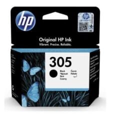 HP 305 (3YM61AE) Siyah Orijinal Mürekkep Kartuşu – Standart Kapasiteli, Yaklaşık 120 Sayfa Baskı