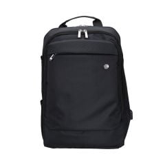 PLM Torino-Usb 17'' Siyah Notebook Sırt Çantası, USB Girişli, 17 İnç Laptop Uyumlu, Dayanıklı ve Ergonomik Tasarım