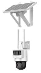 Hilook PTZ-N2c400I-K-4G-C09s20 4 Mp 4 mm Lens 4G Sim Kartlı Solar Pt İp Kamera