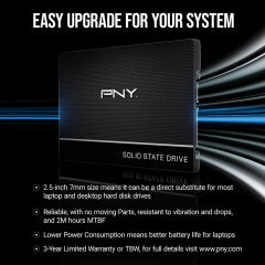 PNY CS900 250GB 535MB-500MB/s 2.5'' SATA 3 SSD (SSD7CS900-250-RB)