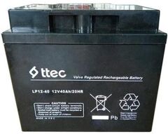 Ttec 12V 40Ah Bakımsız Kuru Akü (Derin Döngü / Deep Cycle VRLA AGM)