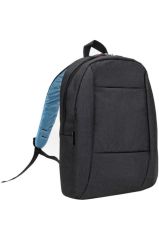 Plm Andria Siyah 15.6'' Dizüstü Bilgisayar Notebook Sırt Çantası - Suya Dayanıklı, Çok Bölmeli, Rahat Omuz Askıları