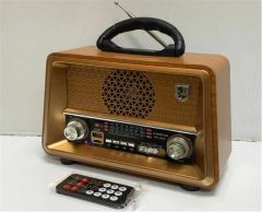Everton RT-818 Bluetooth USB/SD/FM Solar Güneş Enerjili Nostaljik Radyo