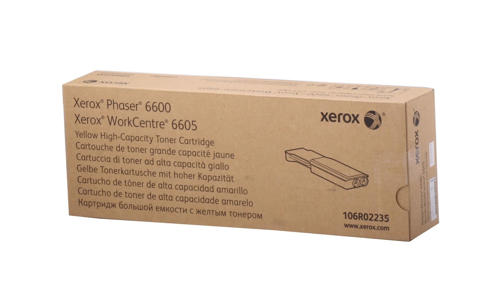 Xerox 106R02235 Sarı (Yellow) Yüksek Kapasiteli Toner Kartuşu - Phaser 6600 / WorkCentre 6605 - 6.000 Sayfa