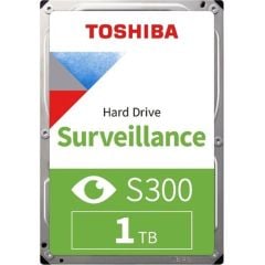 Toshiba 1TB S300 HDWV110UZSVA 3.5'' 5700RPM 64MB SATA 3 7/24 Güvenlik Harddisk
