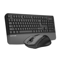 A4 Tech Fstyler FG2500S Plus 2.4GHz Kablosuz Türkçe Q Klavye & 3200 DPI Optik Mouse Set - Gri