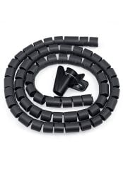 S-link SL-197 28mm x 20mt Siyah Spiral Kablo Toplayıcı Hortum