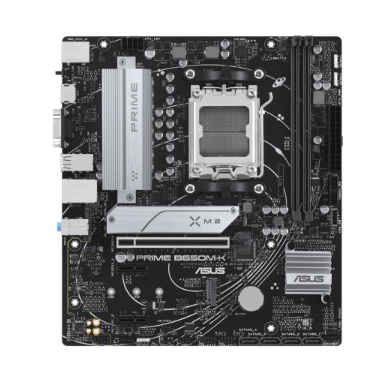 ASUS PRIME B650M-K AMD B650 AM5 DDR5 6400+(OC) Micro-ATX HDMI VGA M.2 PCIe 4.0 Anakart