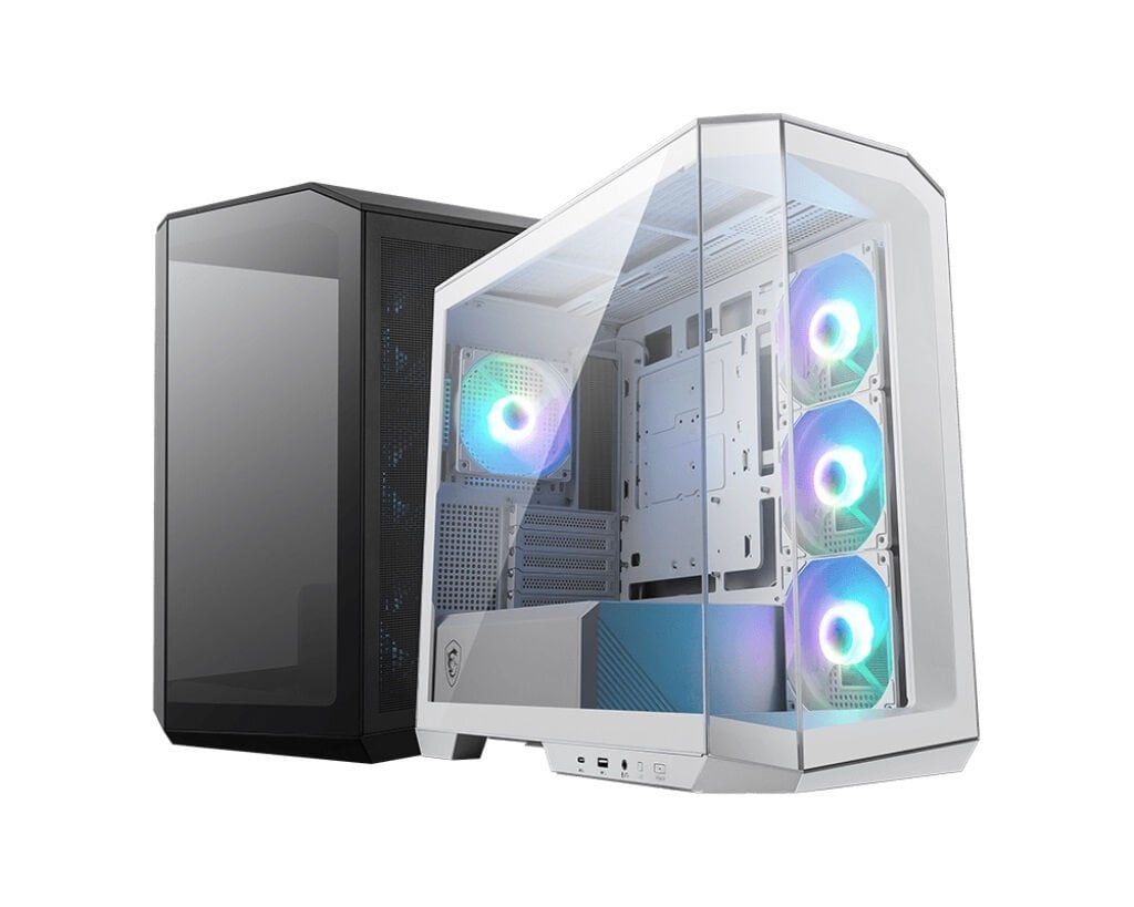 MSI MAG PANO M100R PZ Siyah Temperli Cam Micro-ATX Gaming Bilgisayar Kasası