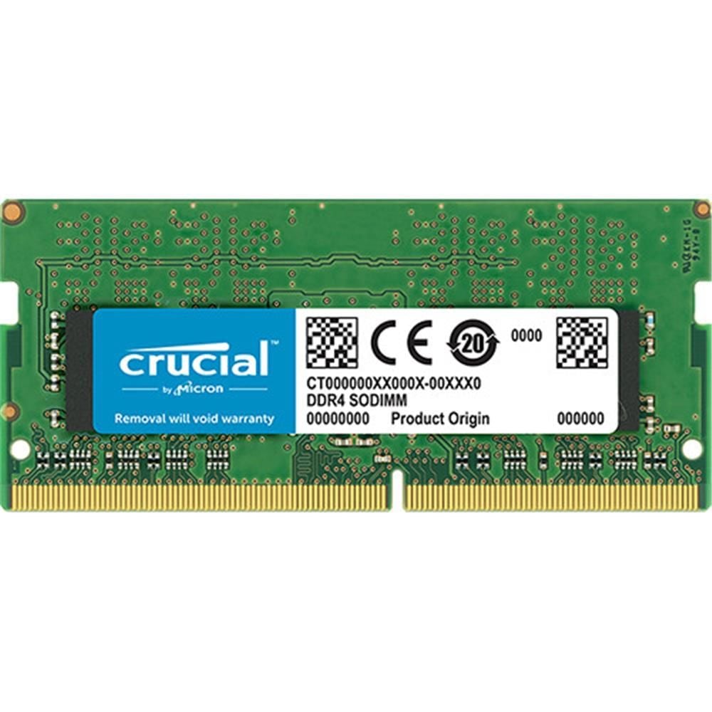 Crucial CT8G4SFS8266 8 GB DDR4‑2666 MHz PC4‑21300 CL19 260‑Pin Single Rank Non‑ECC 1.20 V Notebook SO‑DIMM RAM