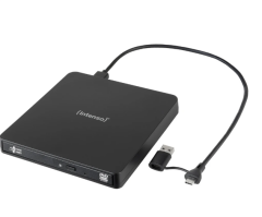 Intenso 5401400 Harici CD-DVD Yazıcı USB 3.2 Gen 1x1 SATA Arabirimli Taşınabilir Yüksek Hızlı Optik Disk Sürücü