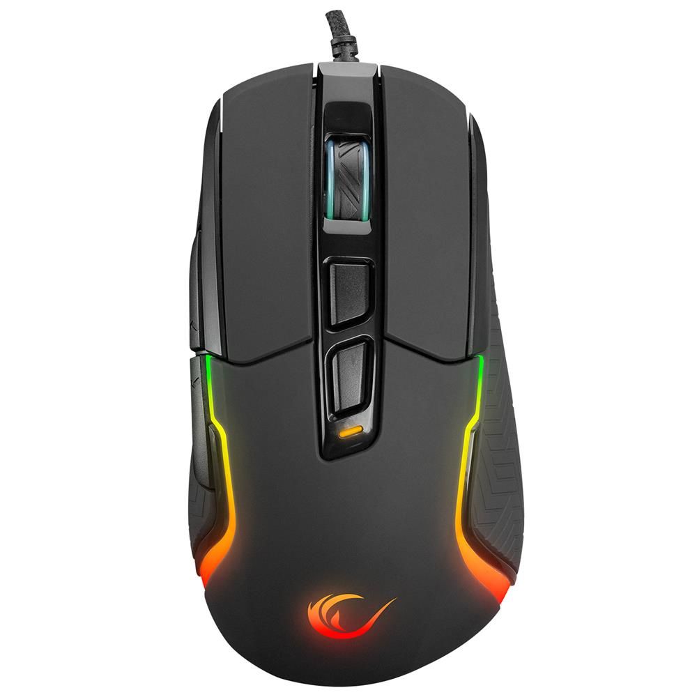 Rampage SMX-R68 FALCON-X USB Siyah 800-6400DPI RGB LED Gaming Mouse