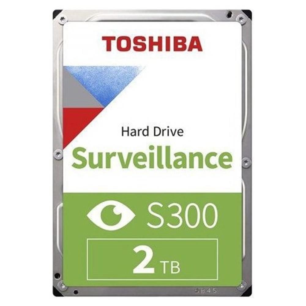 Toshiba 2TB HDWT720UZSVA S300 5400 SATA3 128MB 7-24 Güvenlik Harddisk