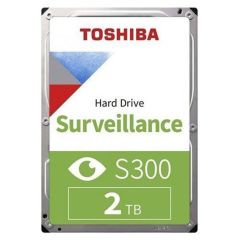 Toshiba 2TB HDWT720UZSVA S300 5400 SATA3 128MB 7-24 Güvenlik Harddisk