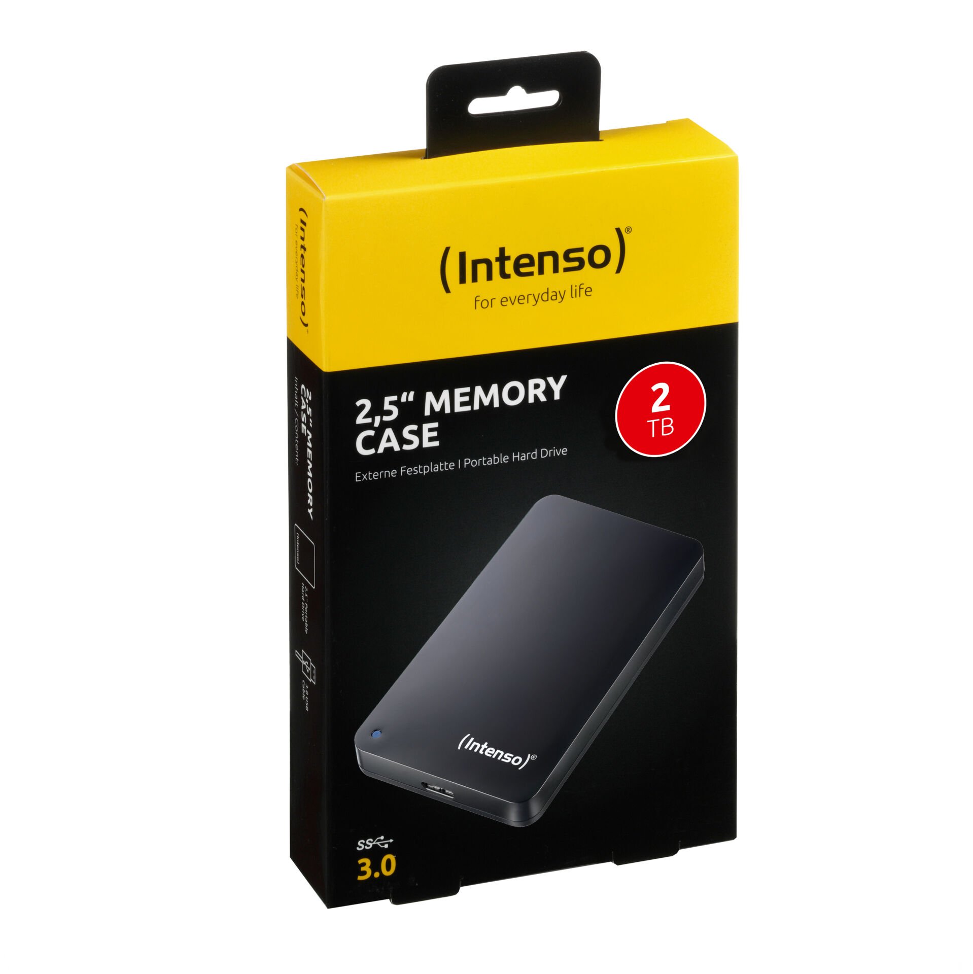 Intenso Memory Case 2TB 2.5'' USB 3.0 Siyah Taşınabilir Harici Hard Disk (6023580)