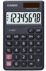 Casio SL-300LV-W-DP 8 Haneli Cep Tipi Hesap Makinesi