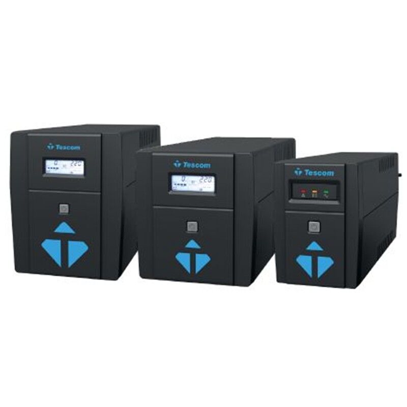 TESCOM LEOAP 2000VA 1F/1F 2x9Ah Akü 4/8 DK Yedekleme LCD Ekranlı Line Interaktif UPS