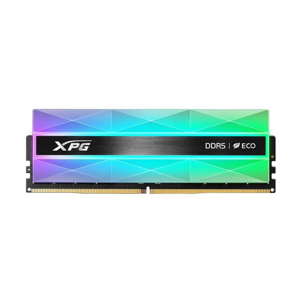 XPG Lancer Neon RGB DDR5 16 GB 6400 MT/s CL32‑39‑39 1.4 V Neon‑RGB Şeritli Soğutuculu Silver‑Grey DIMM Bellek