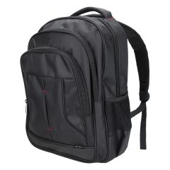 Plm City Siyah 15.6'' - 17'' İnç Notebook Uyumlu Su Geçirmez Büyük Kapasiteli Sırt Çantası