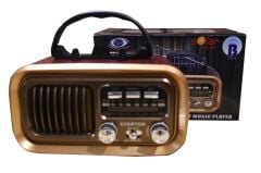 Everton Rt-877 Güneş Enerji Panelli Bluetooth Fm-Usb-Tf-Aux Şarjlı Nostaljik Radyo
