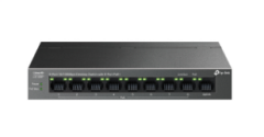 TP-LINK LS109P 9 Port 10/100Mbps Fast Ethernet PoE Switch 8xPoE+ 1xUplink Yönetilemez Masaüstü Switch