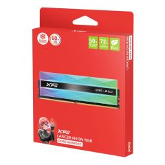 XPG 16GB (2x8GB) Lancer Neon RGB DDR5 6400MT/s CL32-39-39 1.4V Soğutuculu PC RAM