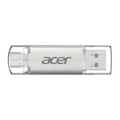 Acer 32GB USB 3.2 UT300-32GB USB-A+USB-C Çift Taraflı Metal Flash Bellek