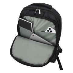 PLM Lucca-Usb 15.6'' Lacivert Notebook Sırt Çantası – USB Şarj Portlu, Ergonomik Tasarımlı, Dayanıklı ve Hafif