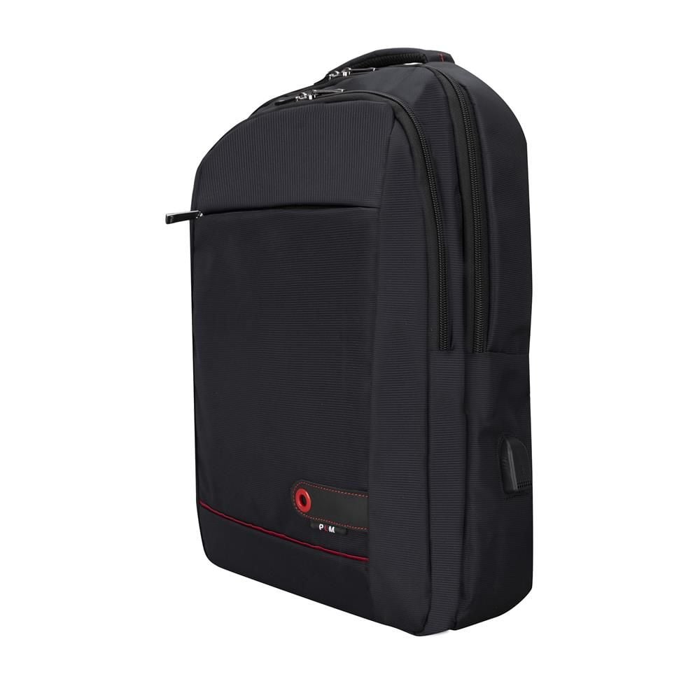 PLM Lucca-Usb 15.6'' Lacivert Notebook Sırt Çantası – USB Şarj Portlu, Ergonomik Tasarımlı, Dayanıklı ve Hafif