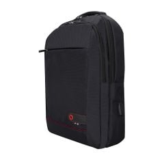 PLM Lucca-Usb 15.6'' Lacivert Notebook Sırt Çantası – USB Şarj Portlu, Ergonomik Tasarımlı, Dayanıklı ve Hafif