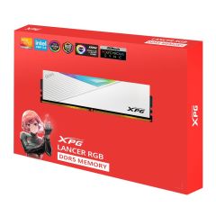 XPG LANCER RGB DDR5‑7200 MT/s 16 GB CL 34‑46‑46 1.4 V On‑Die ECC Intel XMP 3.0 Destekli Soğutuculu RGB Siyah/White RAM