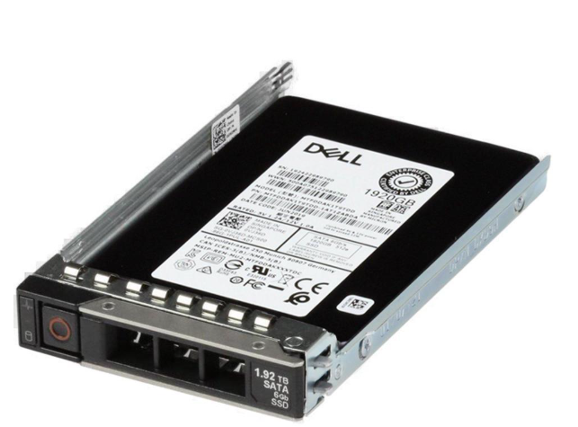 Dell 1.92TB 2.5'' 6Gb/s SATA III SSD 512e Hot-Plug 400-AxSD PowerEdge R760 Uyumlu Kurumsal Sunucu Diski