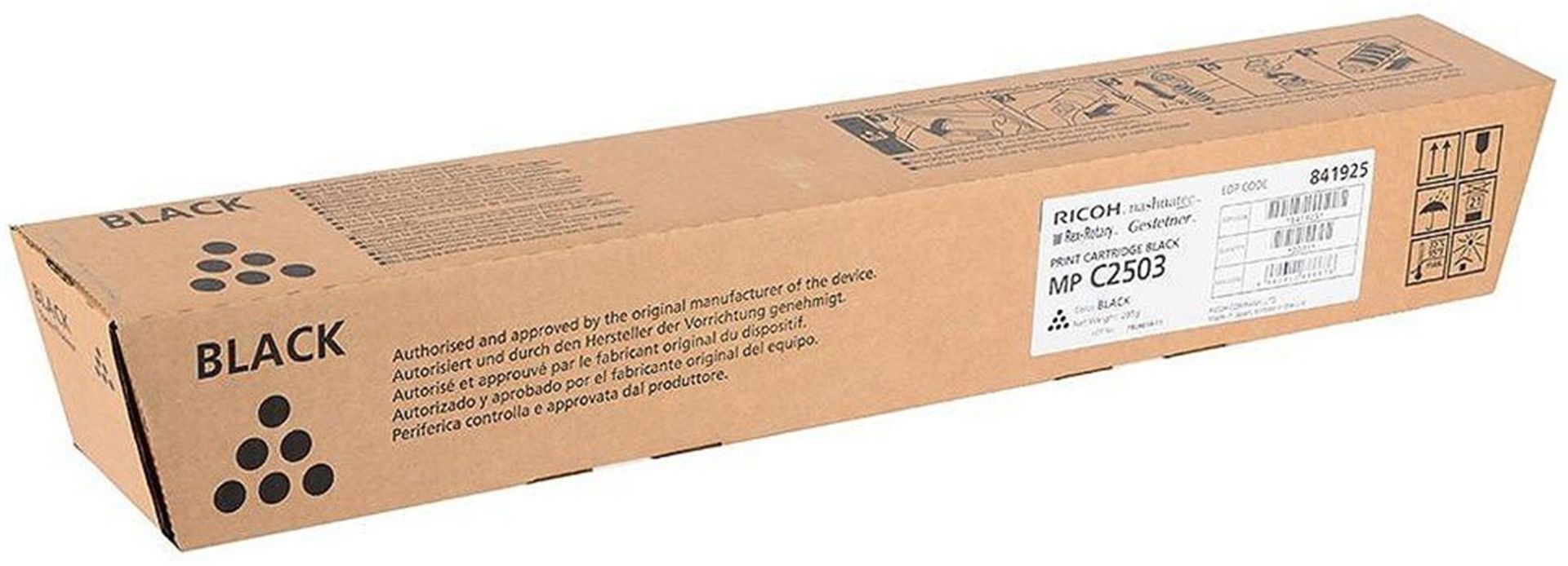 Ricoh MP C2503 / C2003 / C2011 Siyah (Black) Orijinal Fotokopi Toneri (841925)
