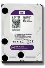 WD 2TB Purple WD23PURZ 3.5'' 5400RPM SATA 3 Güvenlik Harddisk 7/24