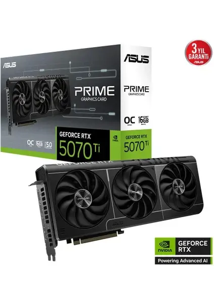 ASUS PRIME-RTX5070TI-O16G OC 16GB GDDR7 256bit