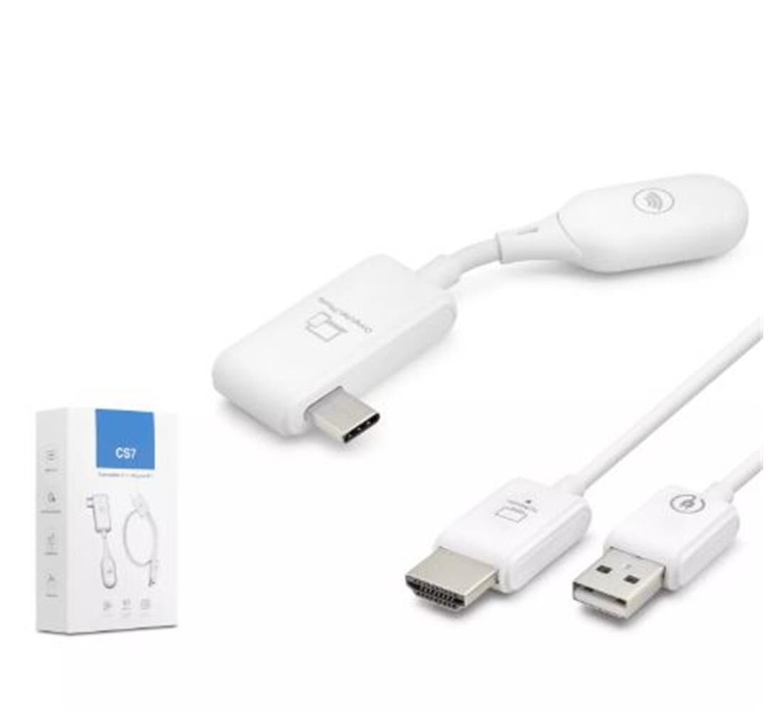 Hadron HDX1390 Type-C to HDMI Kablosuz Görüntü ve Ses Aktarım Seti Beyaz