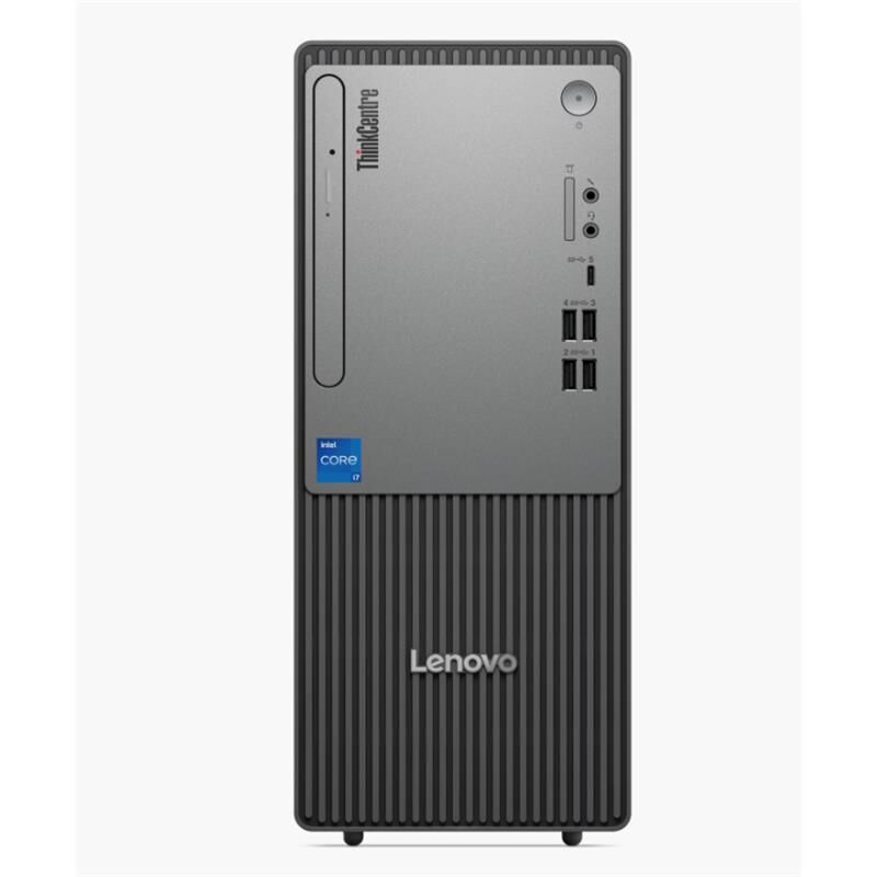 Lenovo ThinkCentre Neo 50t 12UB001ETR Intel Core i5‑13400 (10‑Çekirdek, 16 Thread, 20 MB) 16 GB DDR5‑4800 RAM 512 GB PCIe 4.0 NVMe SSD Intel UHD 730 Graphics DVD±RW 180 W Win11 Pro Kablolu Klavye‑Mouse Siyah Tower PC