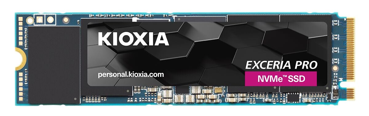 Kioxia Exceria Pro 1TB 7300MB-6400MB/s NVMe M.2 PCIe Gen4 x4 SSD (LSE10Z001TG8)