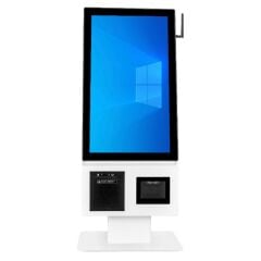 TIWOX S-1250 21.5'' Dokunmatik Kiosk Masaüstü – Intel Core i7 5. Nesil, 16GB RAM, 256GB SSD, 80mm Fiş Yazıcı, 2D Barkod Okuyucu, FHD Ekran, Wi-Fi, Beyaz